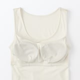 婦人　無染色カップ入りタンクトップ