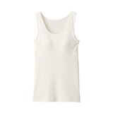 婦人　無染色カップ入りタンクトップ