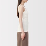 婦人　無染色カップ入りタンクトップ