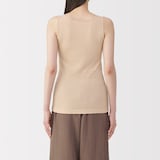 婦人　無染色カップ入りタンクトップ