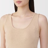婦人　無染色カップ入りタンクトップ