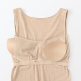 婦人　無染色カップ入りタンクトップ