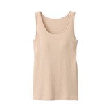 婦人　無染色カップ入りタンクトップ