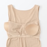 婦人　無染色カップ入りタンクトップ