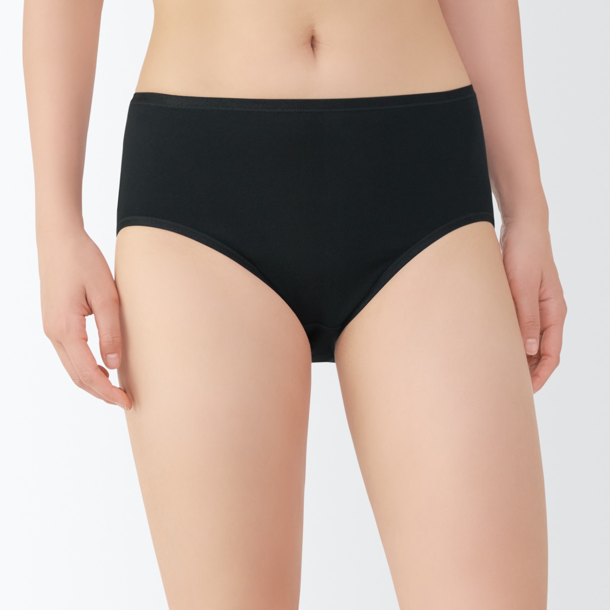 婦人　フライス編みハイライズショーツ