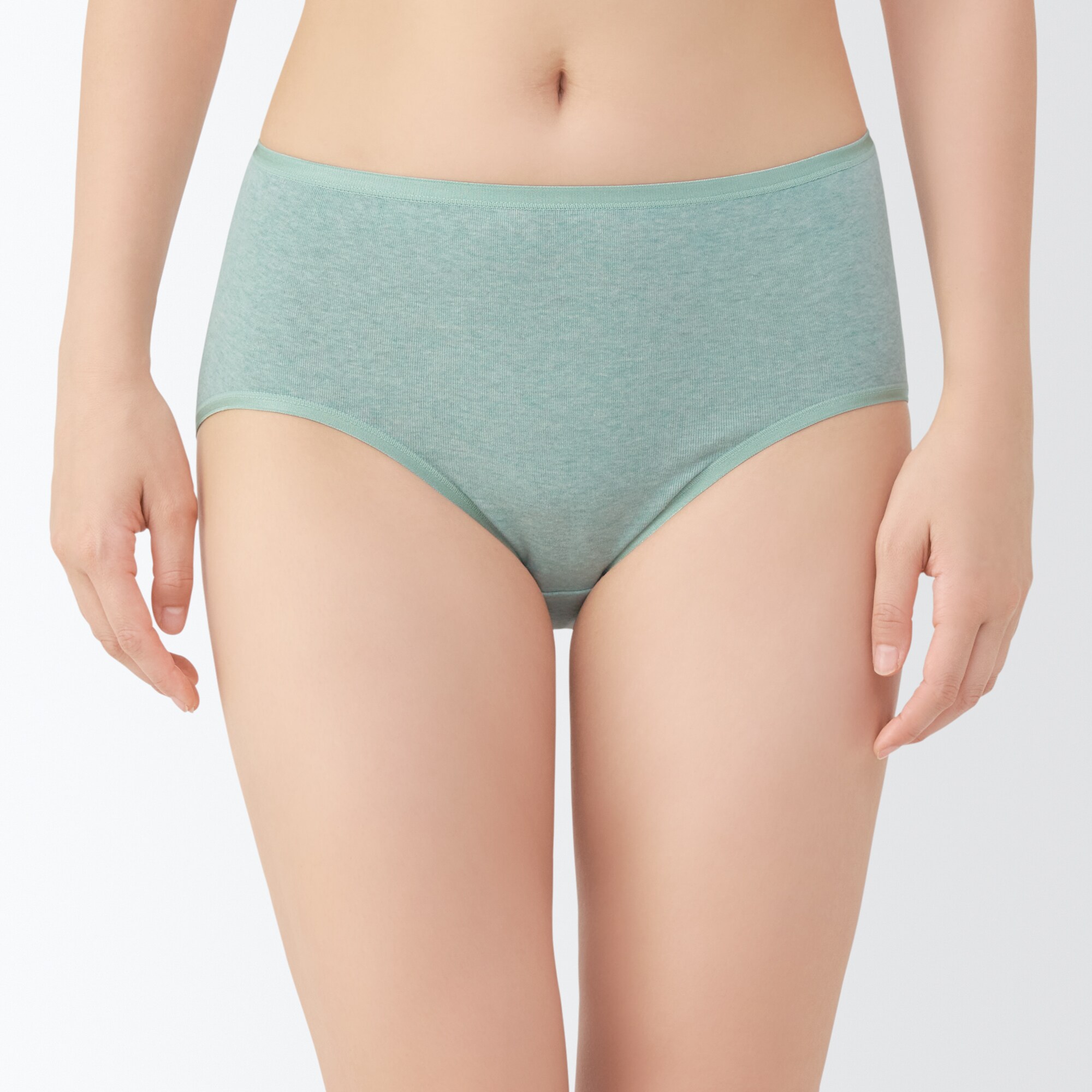 婦人　フライス編みハイライズショーツ