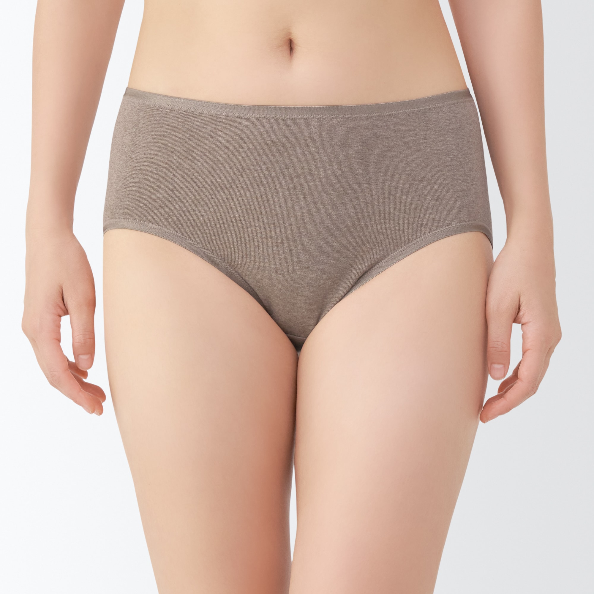 婦人　フライス編みハイライズショーツ