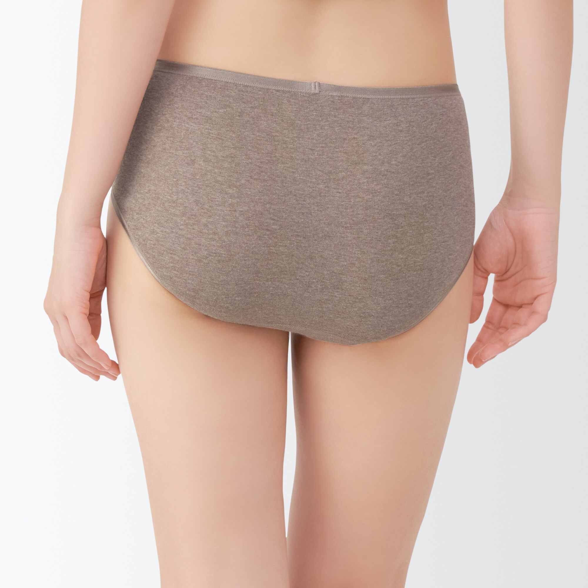 婦人　フライス編みハイライズショーツ