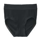 婦人　なめらかレース付きハイライズショーツ