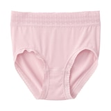 婦人　なめらかレース付きハイライズショーツ