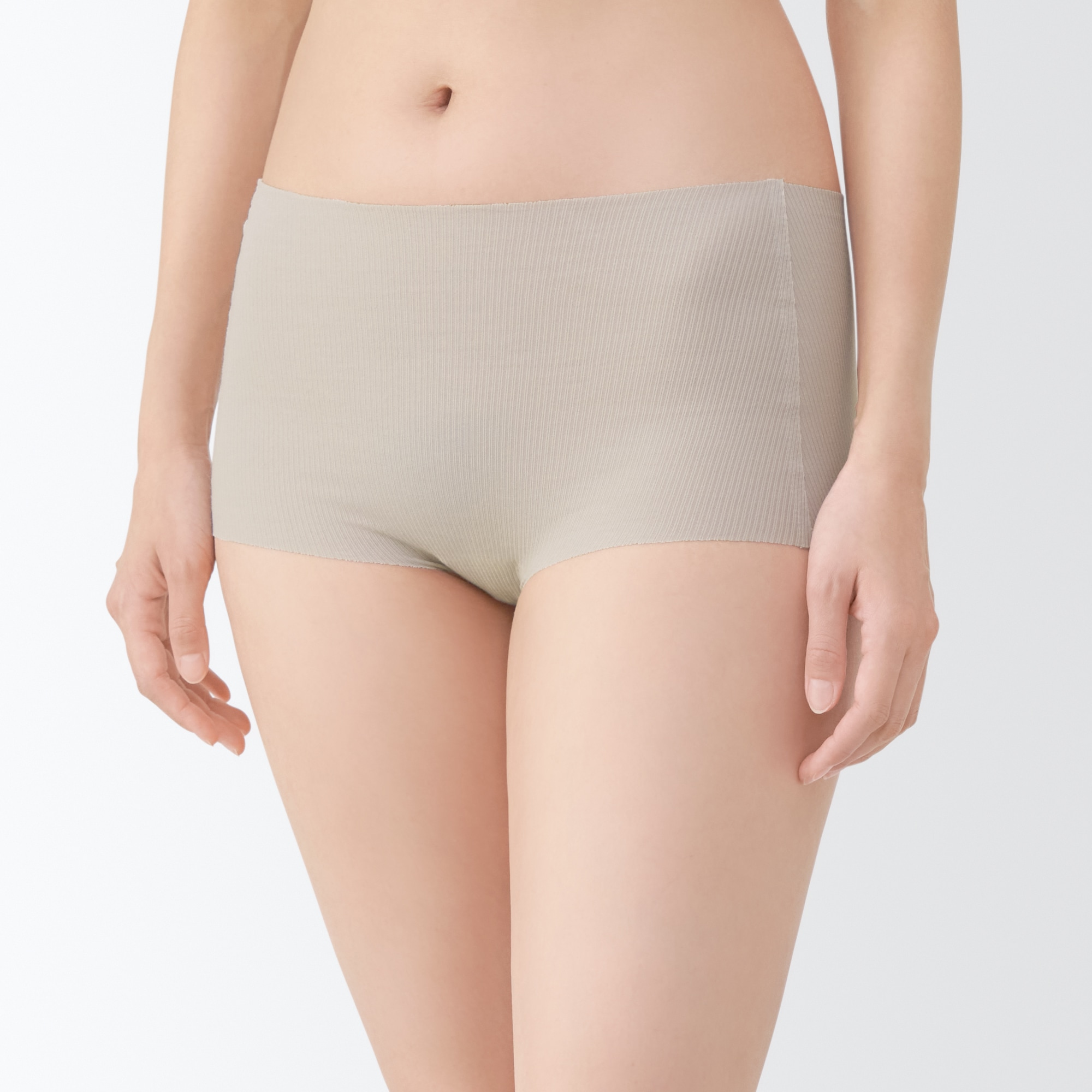 婦人　肌あたりがやさしいリブショーツ
