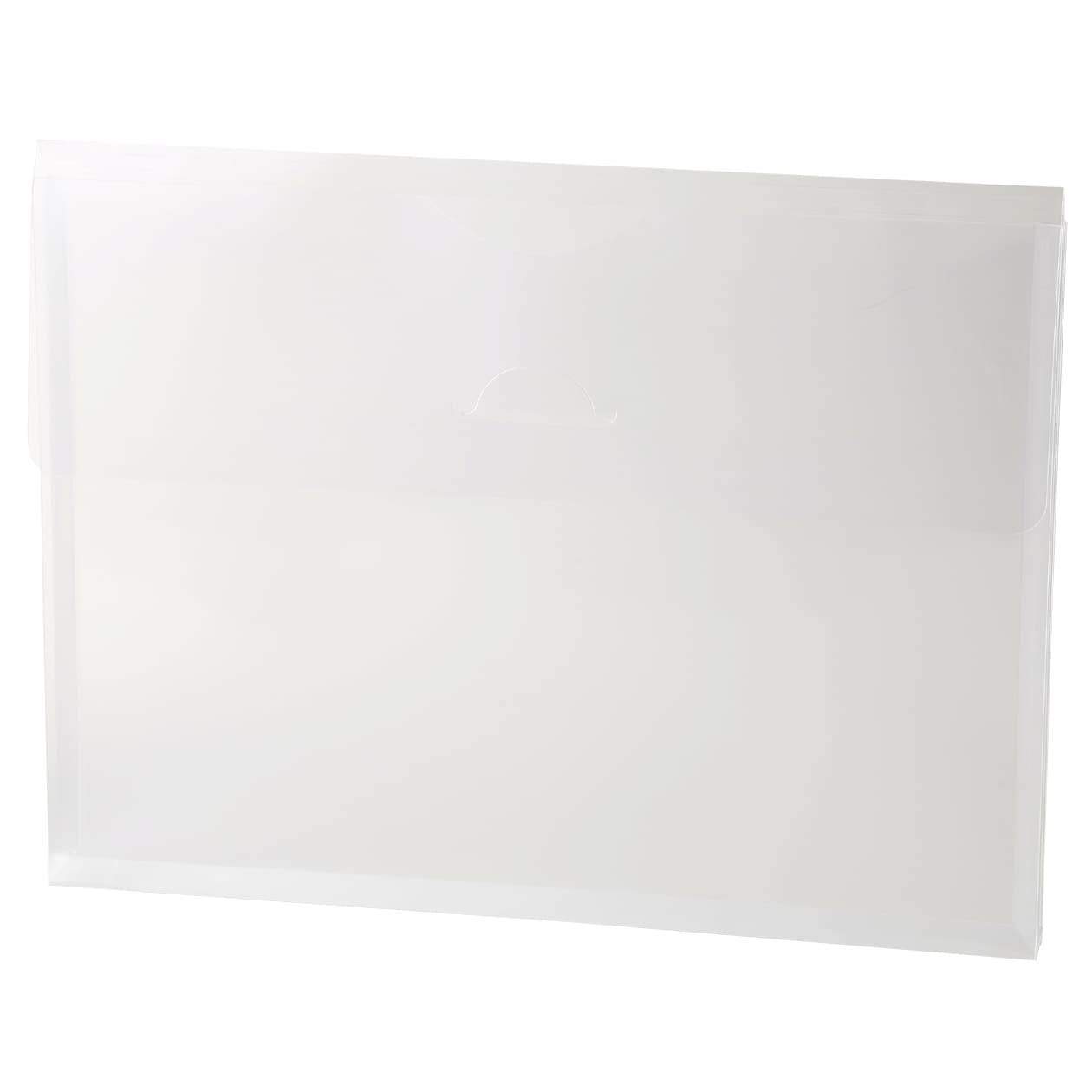 ポリプロピレンマチ付きクリアケースａ４サイズ マチ幅約２０ｍｍ Muji 無印良品代購 Lighted Hk