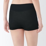 婦人　ウール混　おなかが冷えにくい　ハイライズショーツ