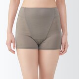 婦人　ウール混　おなかが冷えにくい　ハイライズショーツ