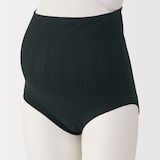 婦人　【マタニティ】シルク混パターンメッシュショーツロングタイプ