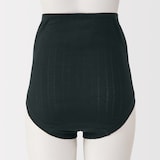 婦人　【マタニティ】シルク混パターンメッシュショーツロングタイプ