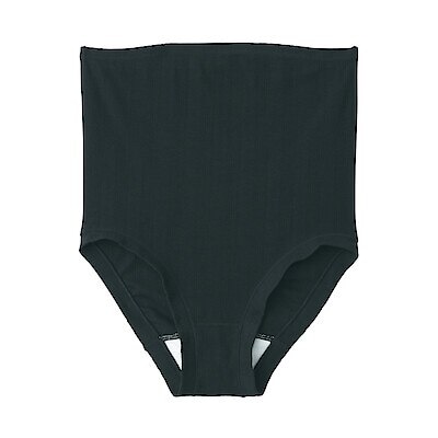 婦人　【マタニティ】シルク混パターンメッシュショーツロングタイプ