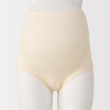 婦人　【マタニティ】シルク混パターンメッシュショーツロングタイプ