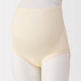 婦人　【マタニティ】シルク混パターンメッシュショーツロングタイプ