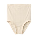 婦人　【マタニティ】シルク混パターンメッシュショーツロングタイプ