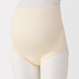 婦人　【マタニティ】シルク混パターンメッシュショーツロングタイプ