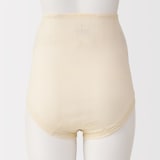 婦人　【マタニティ】シルク混パターンメッシュショーツロングタイプ