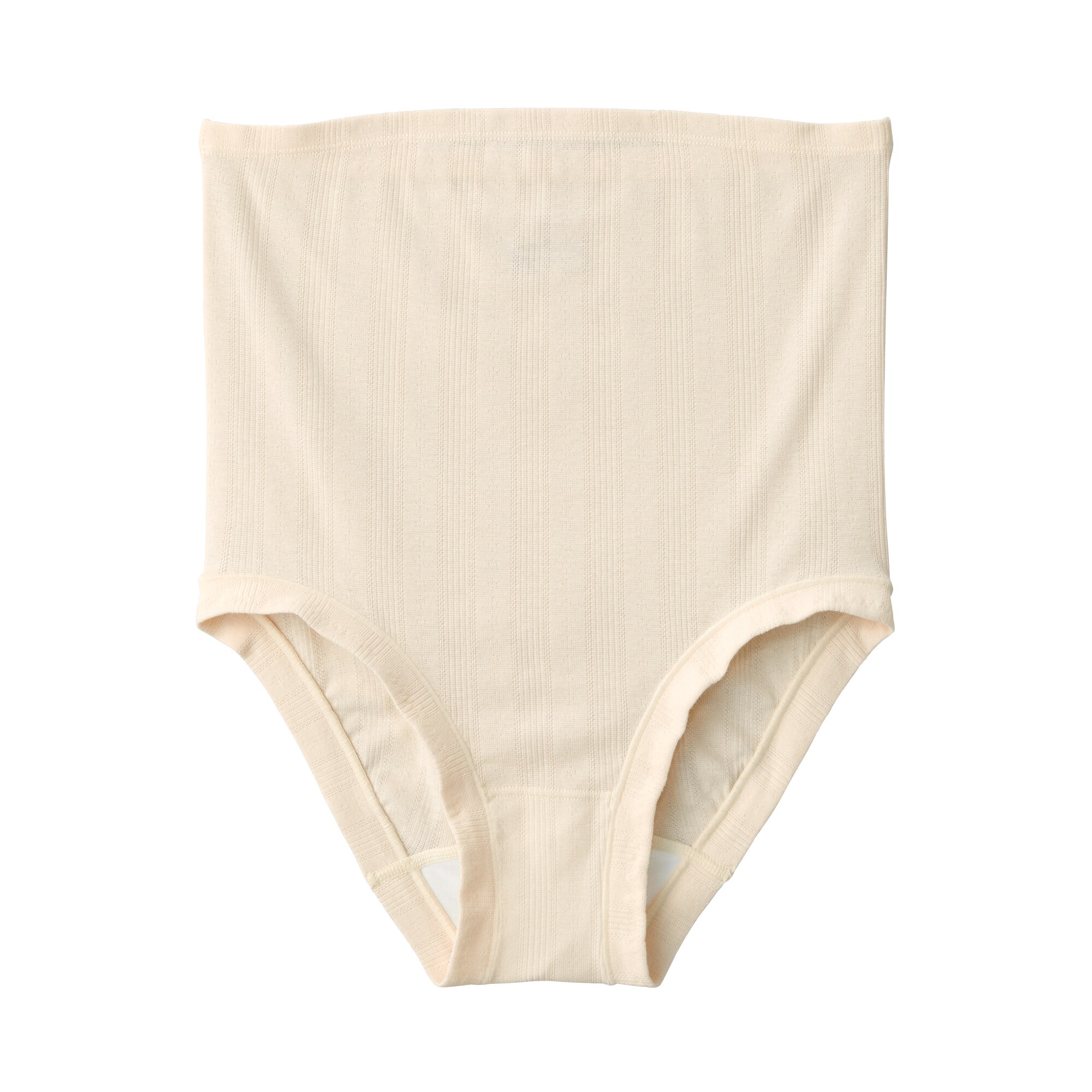 婦人　【マタニティ】シルク混パターンメッシュショーツロングタイプ