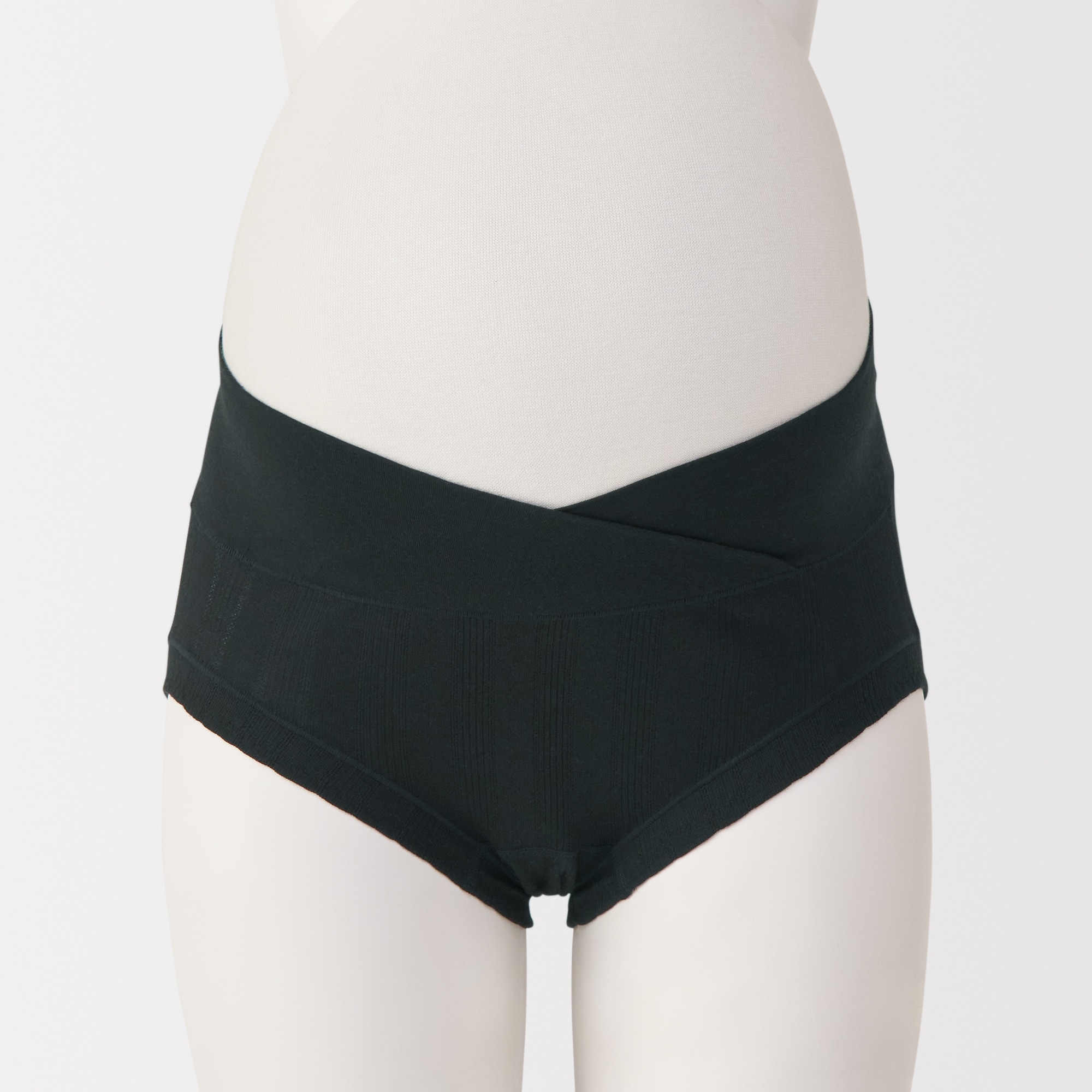 婦人　【マタニティ】シルク混パターンメッシュショーツショートタイプ