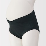 婦人　【マタニティ】シルク混パターンメッシュショーツショートタイプ