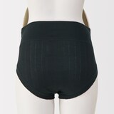 婦人　【マタニティ】シルク混パターンメッシュショーツショートタイプ