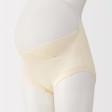 婦人　【マタニティ】シルク混パターンメッシュショーツショートタイプ