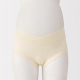 婦人　【マタニティ】シルク混パターンメッシュショーツショートタイプ