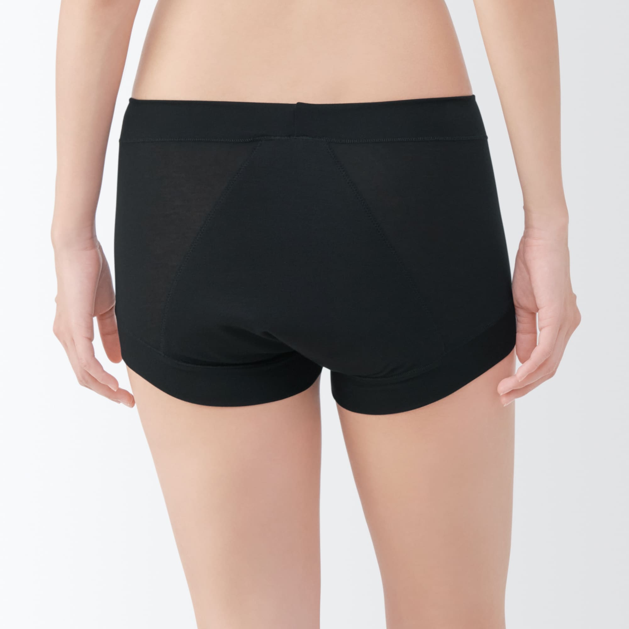 婦人　なめらか伝い漏れ軽減吸水サニタリーショーツ