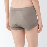 婦人　なめらか伝い漏れ軽減吸水サニタリーショーツ