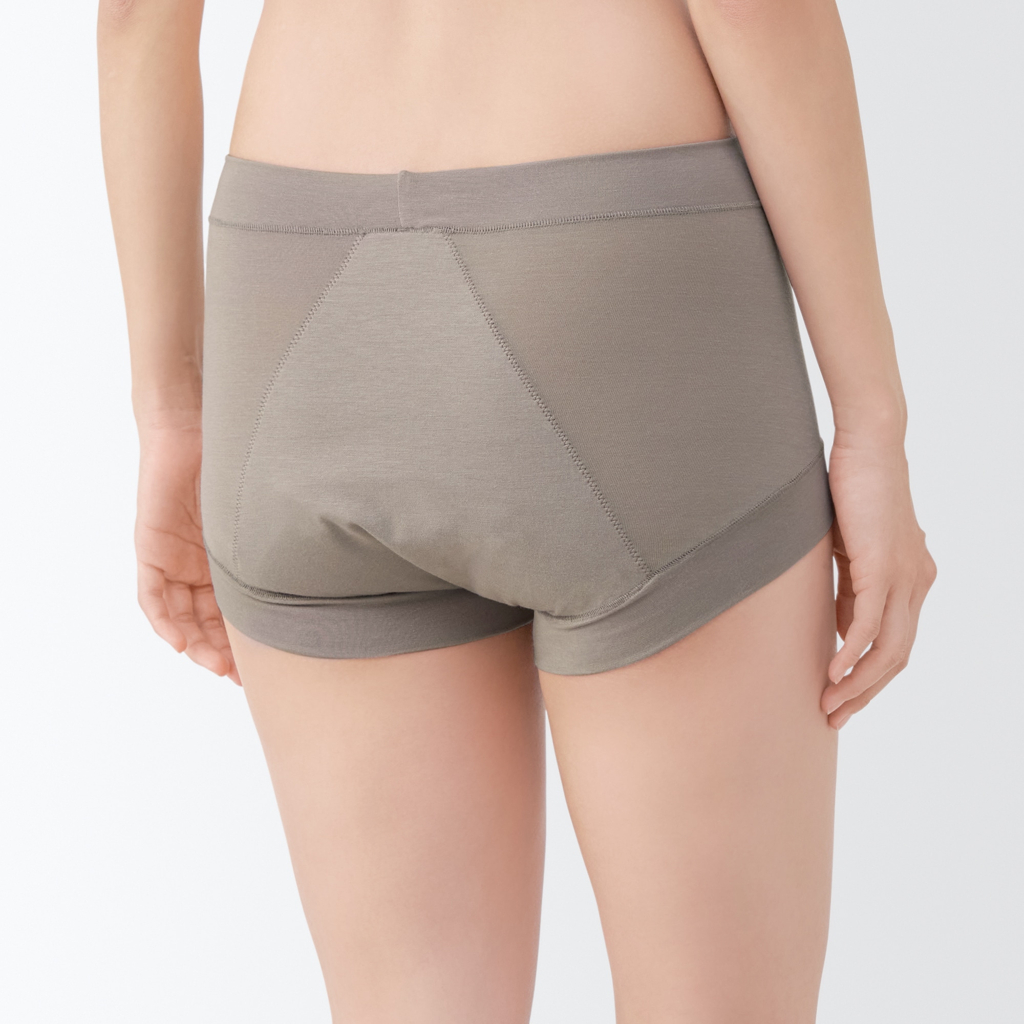 婦人　なめらか伝い漏れ軽減吸水サニタリーショーツ