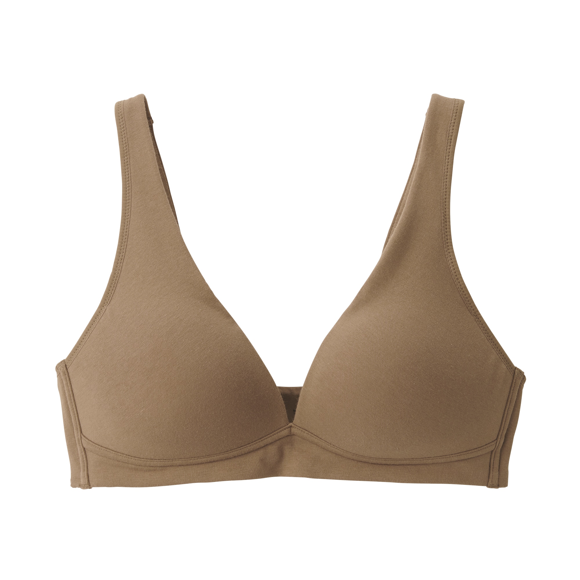 婦人　ノンワイヤープランジブラジャー