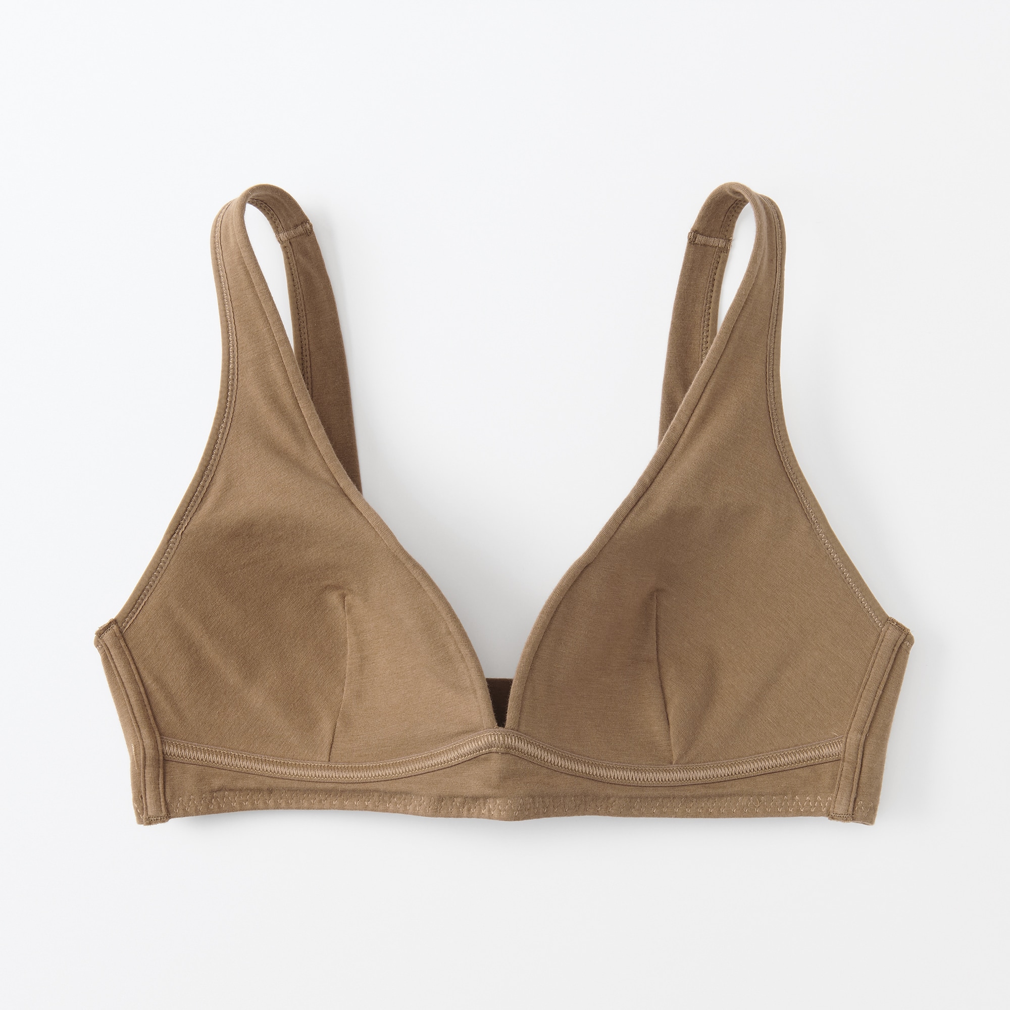 婦人　ノンワイヤープランジブラジャー