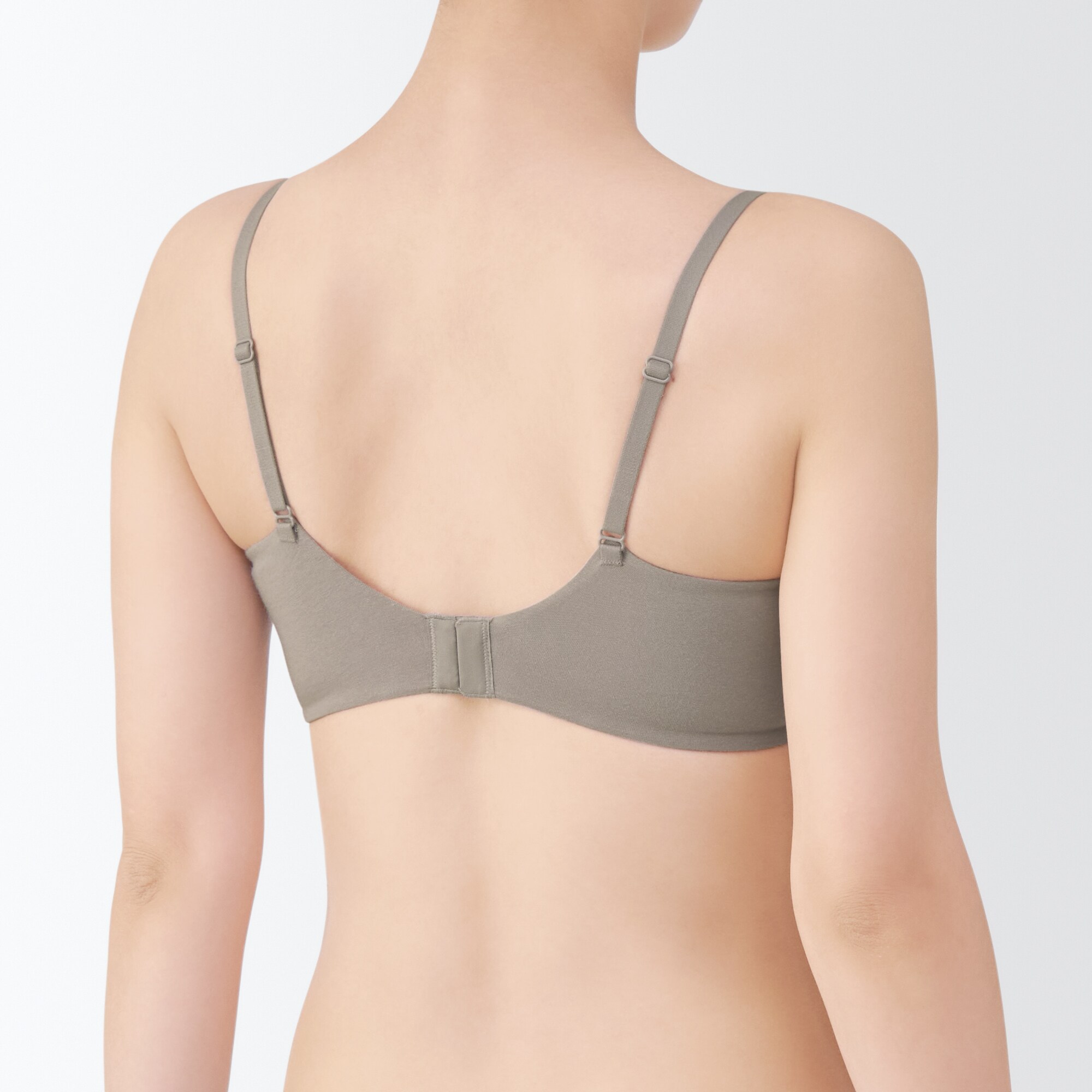 婦人 ノンワイヤー胸の形を整えるブラジャー | 無印良品