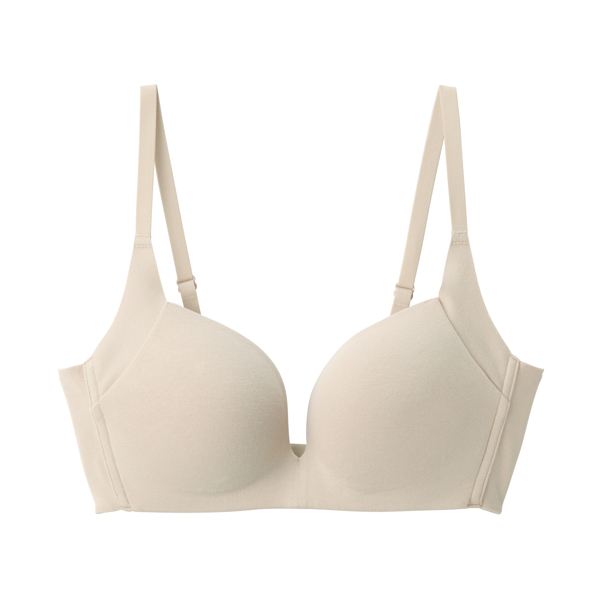 婦人　ノンワイヤー胸の形を整えるブラジャー　プラスサイズ