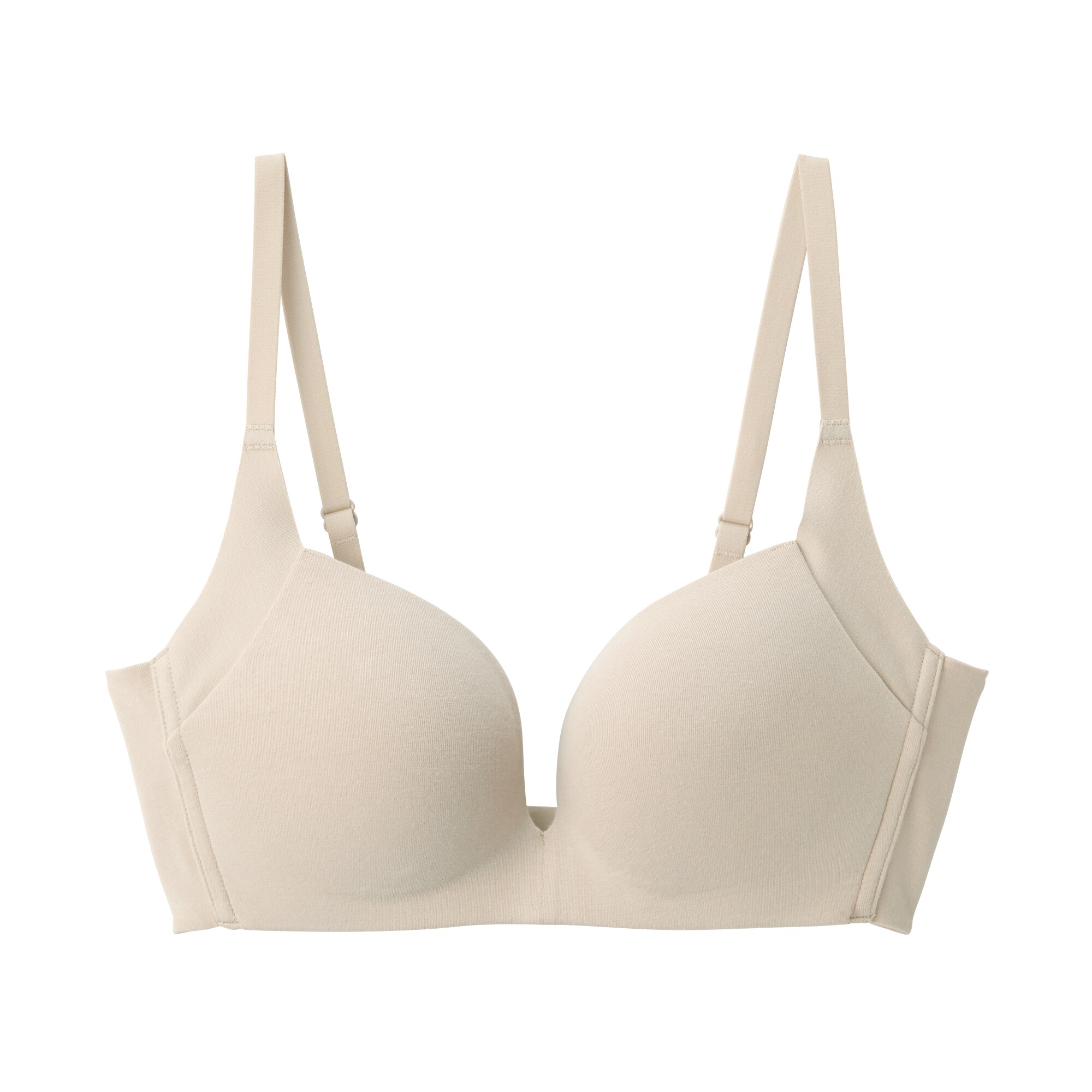 婦人　ノンワイヤー胸の形を整えるブラジャー　プラスサイズ