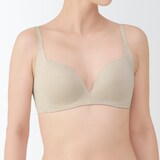 婦人　ノンワイヤー胸の形を整えるブラジャー　プラスサイズ