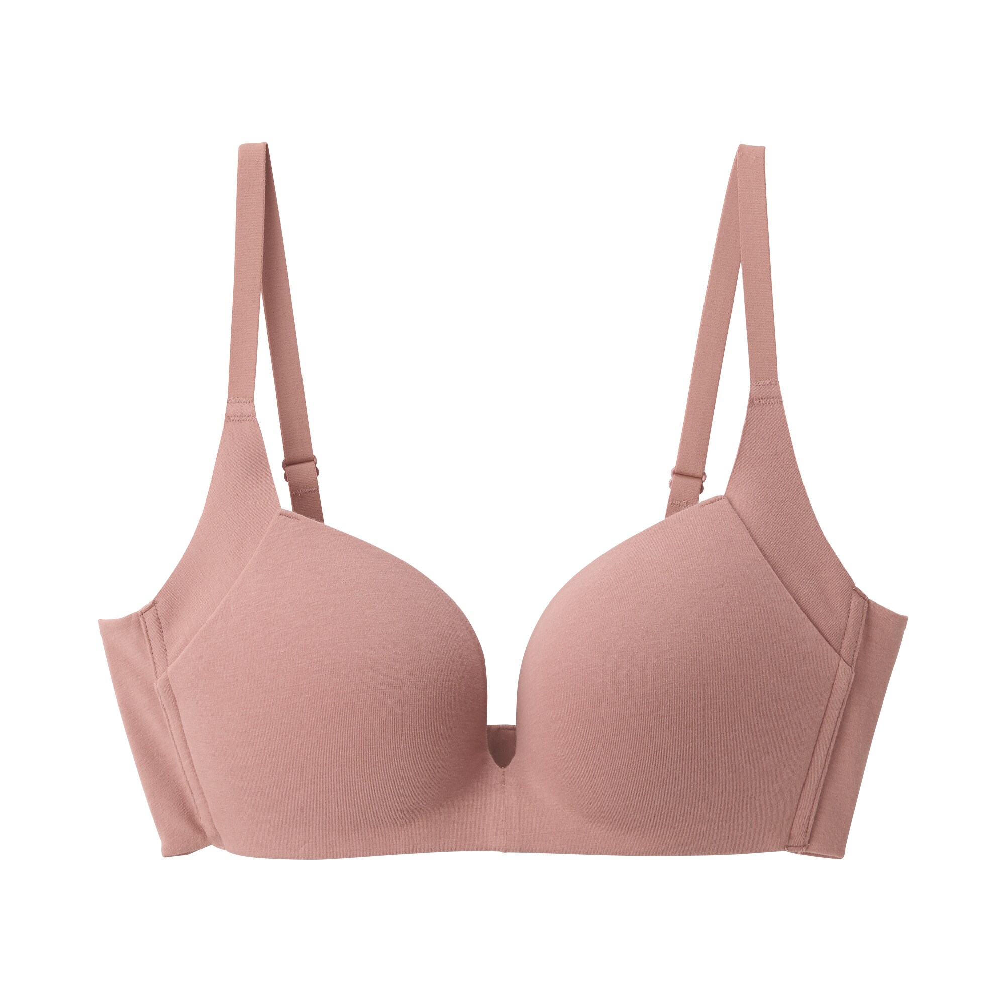 婦人　ノンワイヤー胸の形を整えるブラジャー　プラスサイズ