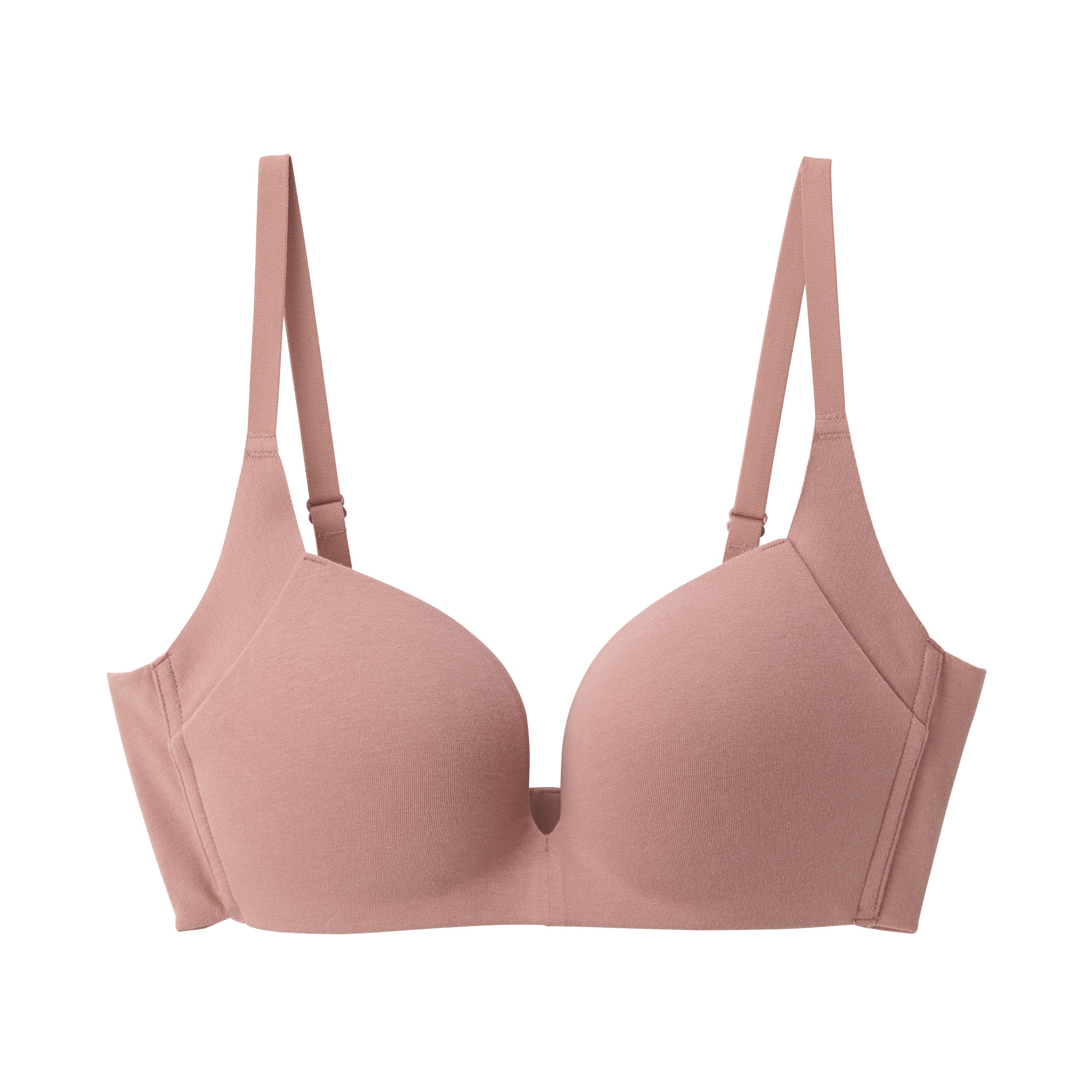 婦人　ノンワイヤー胸の形を整えるブラジャー　プラスサイズ