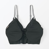 婦人　肌あたりがやさしいリブブラジャー