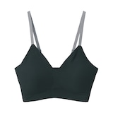 婦人　肌あたりがやさしいリブブラジャー