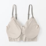 婦人　肌あたりがやさしいリブブラジャー