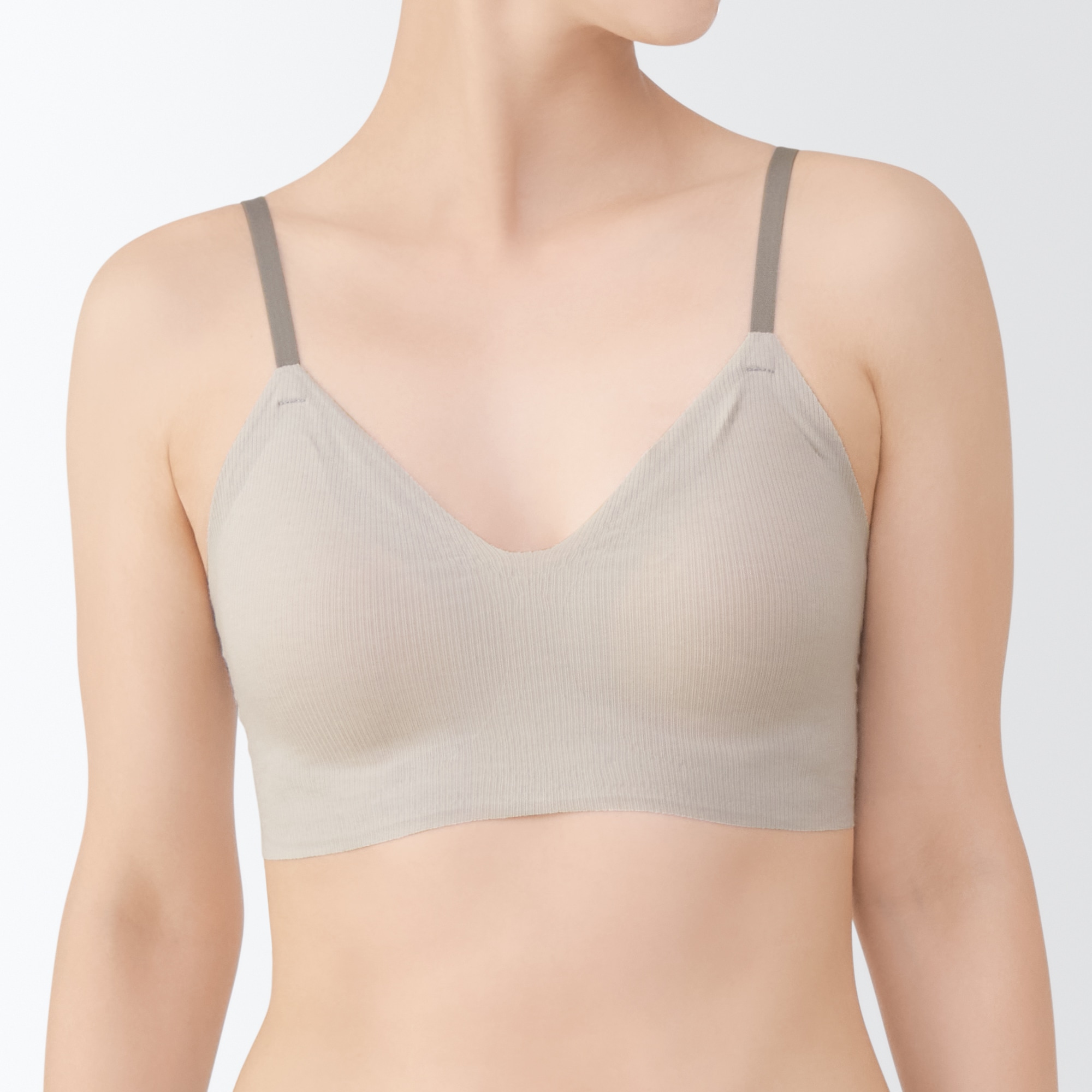 婦人 肌あたりがやさしいリブブラジャー | 無印良品