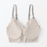 婦人　肌あたりがやさしいリブブラジャー