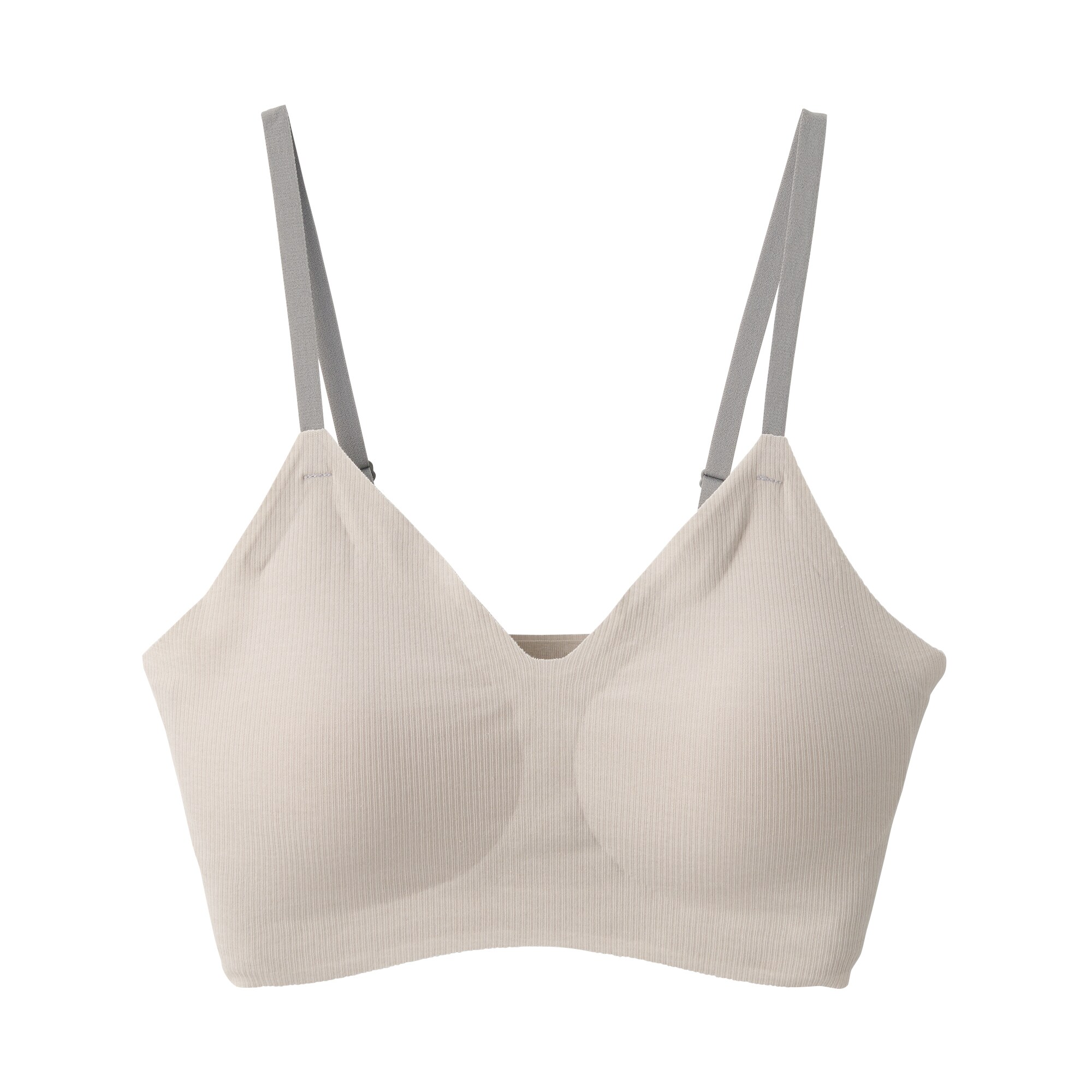 婦人　肌あたりがやさしいリブブラジャー