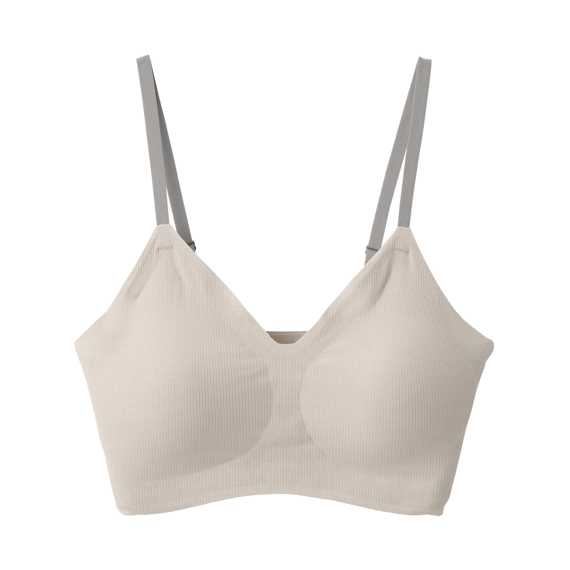 婦人　肌あたりがやさしいリブブラジャー